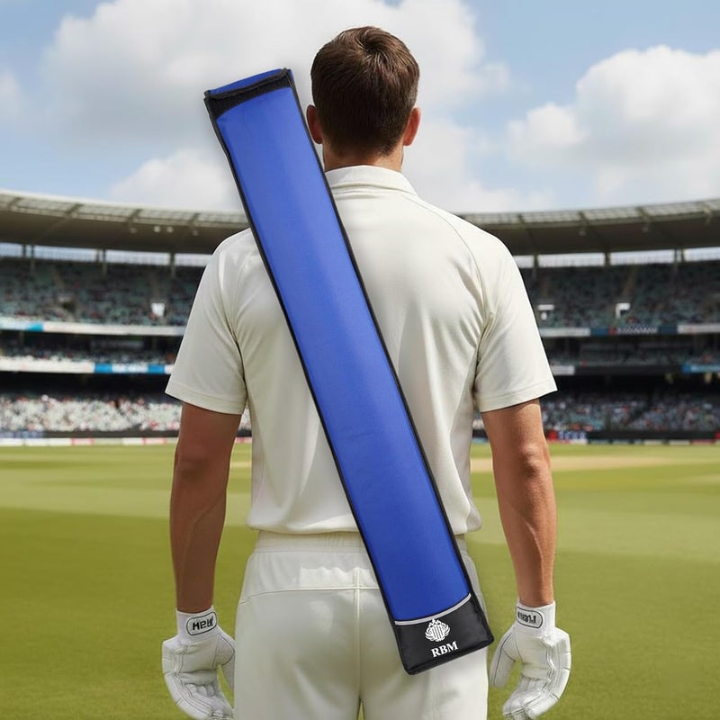 RBM Cricket Bat Cover | Waterproof Polyester Bat Carry Bag with Adjustable Strap | Durable & Lightweight | Suitable for All Standard Cricket Bats (RBMBTBAG01/6) - Image 1