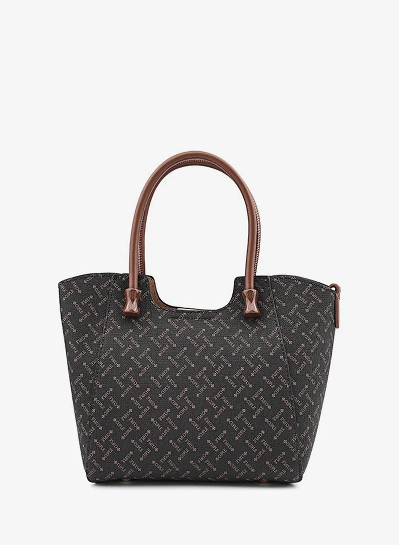 Cuple Women’s Monogram Tote Bag with Double Top Handles