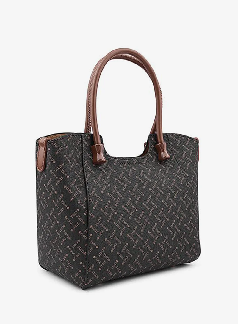 Cuple  Women’s Monogram Tote Bag with Double Top Handles for Women | Best Price UAE