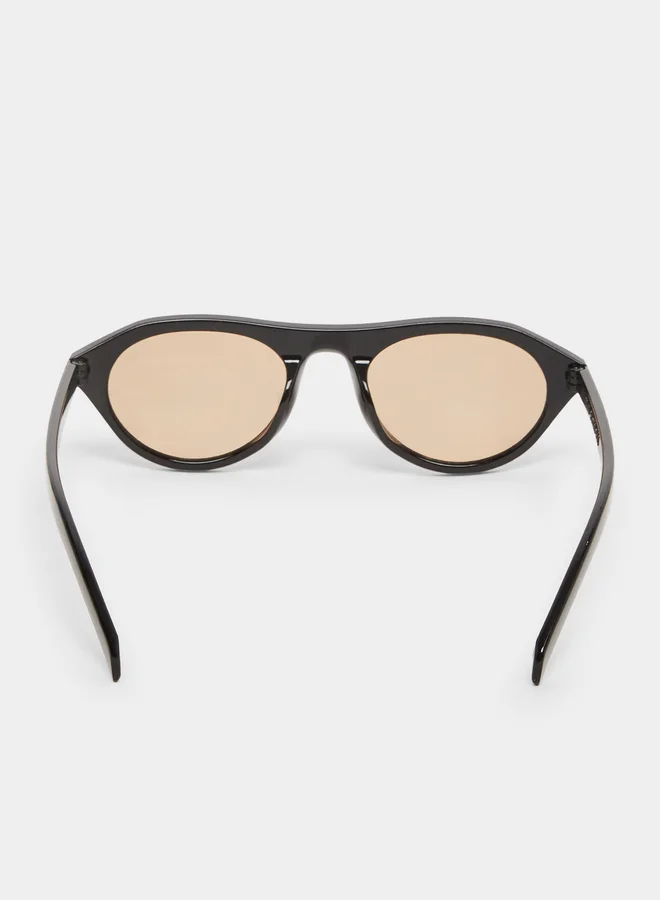 Styli  Brown Retro Sunglasses for Women | Best Price UAE