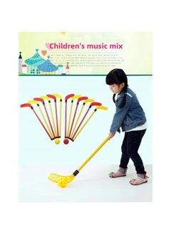 Generic Children's Hockey Toy Kindergarten Feelings Training Ice Hockey Props Outdoor Sports Parent-Child Interactive Games-Color:100cm Hockey Stick Red 1 Piece  - Image 5