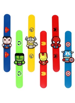 QiaoKai 12 Piece Cartoon Design Silicone Wristband Set  - Image 3