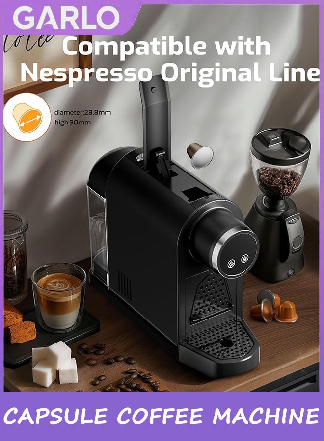 جارلو آلة قهوة كبسولة ، آلة صنع القهوة لنسبرسو الأصلية مع أحجام 2 ، آلة إسبريسو 19Bar مع 850ML خزان المياه القابل للفصل - Image 5