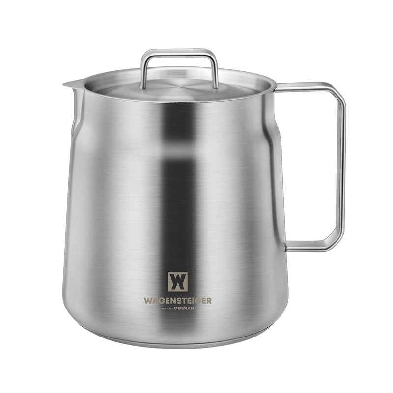 WAGENSTEIGER Stainless Steel Classic Tea Kettle 2.1 Quarts / 2 Liters, Multi-purpose Cooking Pot, Mini Milk Pan, Butter Warmer, On-the-go Saucepan, Ramen Pot, Stovetop Metal Tea/Coffee Pot (606) - Image 1