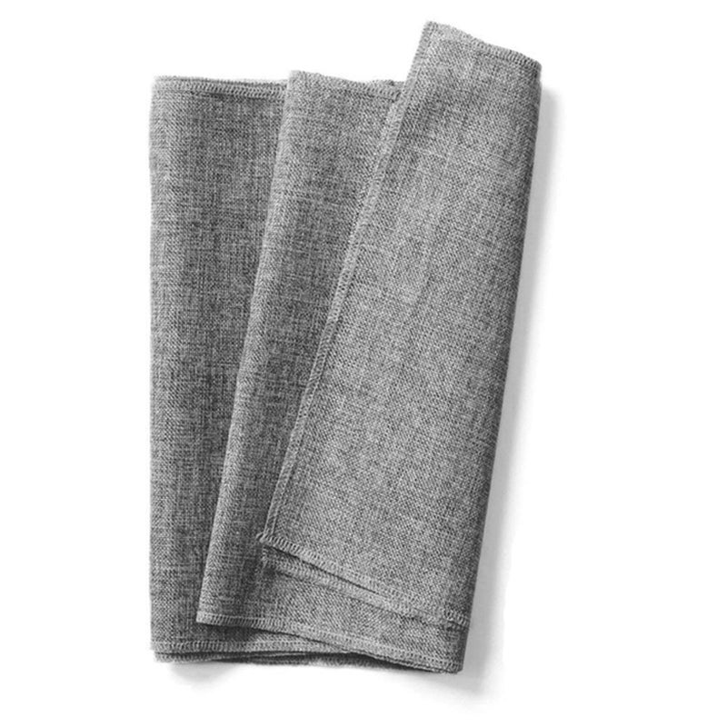 Fowecelt Gray Burlap Table Runner Natural Imitated Linen 14 x 72 Inch for Party Wedding Baby Shower Decorations Dining Farmhouse Outdoor Picnics Table, Handwoven Table Runners - Image 1