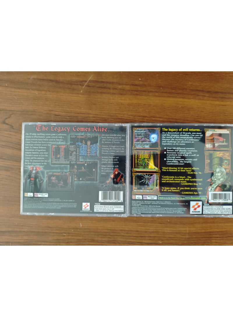 General The Castlevania series console game disc box comes with a bonus disc, a retro classic CD-ROM direct-reading adaptation.  - Image 1