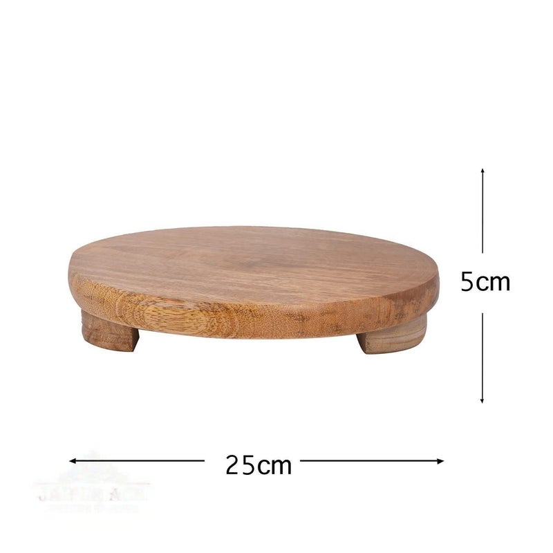Piepot Indian Rose Wood Shesham Chakla Belan Roti Maker for Kitchen EcoFriendly 10 Diameter - Image 5
