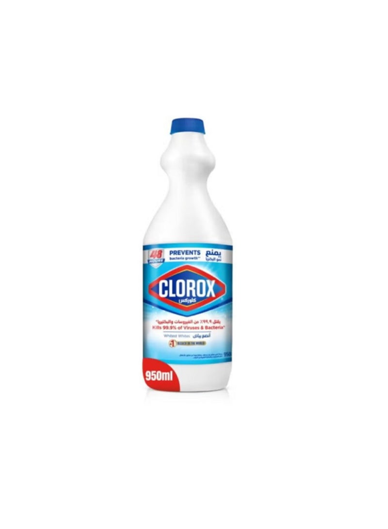 Clorox Original Liquid Bleach, Household Cleaner and Disinfectant 950ml