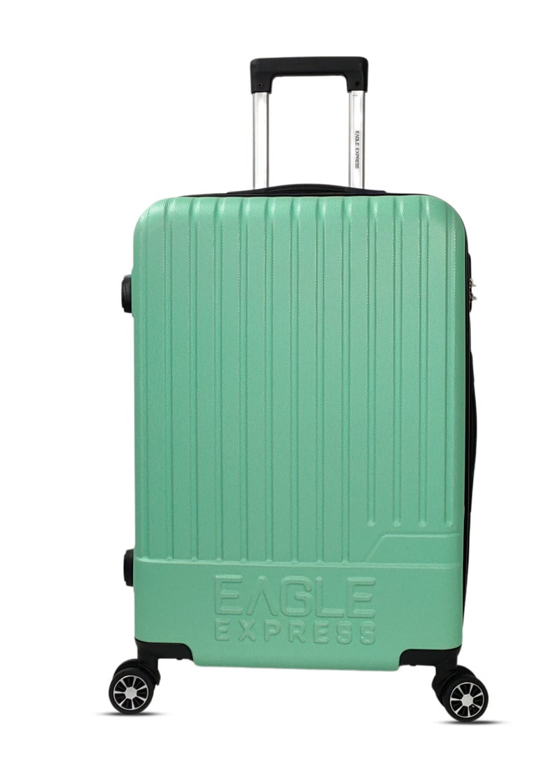 Eagle Express FUSION ABS HARD TROLLEY 20,24,28 inch 3 Piece Set LIGHT GREEN  - Image 2