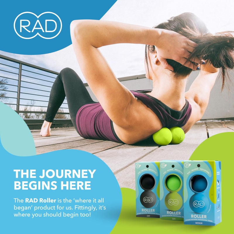 RAD Soft Peanut Massage Ball â€“ Low Density Yoga Deep Tissue Roller Ball â€“ Myofascial Release for Back, Neck, Feet, Psoas & Spine â€“ Suboccipital & Thoracic Trigger Point Therapy - Image 5