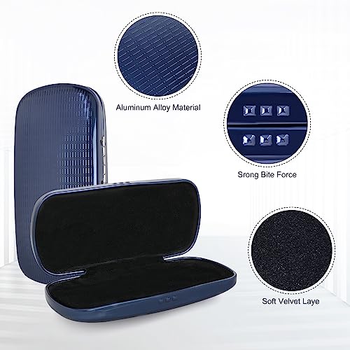 Hifot Metal Eyeglass Case, Glasses Case Hard Shell, Aluminum Spectacles Box Sunglasses Case for Men Women, Reading Glasses Holder - Image 4