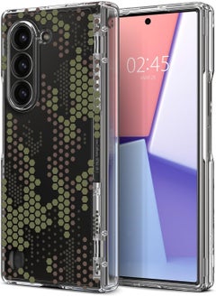 Spigen Ultra Hybrid Pro Samsung Galaxy Z Fold 6 Case Cover (2024) with [Hinge Protection] - Digital Camo  - Image 1