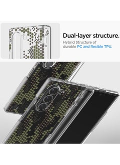 Spigen Ultra Hybrid Pro Samsung Galaxy Z Fold 6 Case Cover (2024) with [Hinge Protection] - Digital Camo  - Image 5