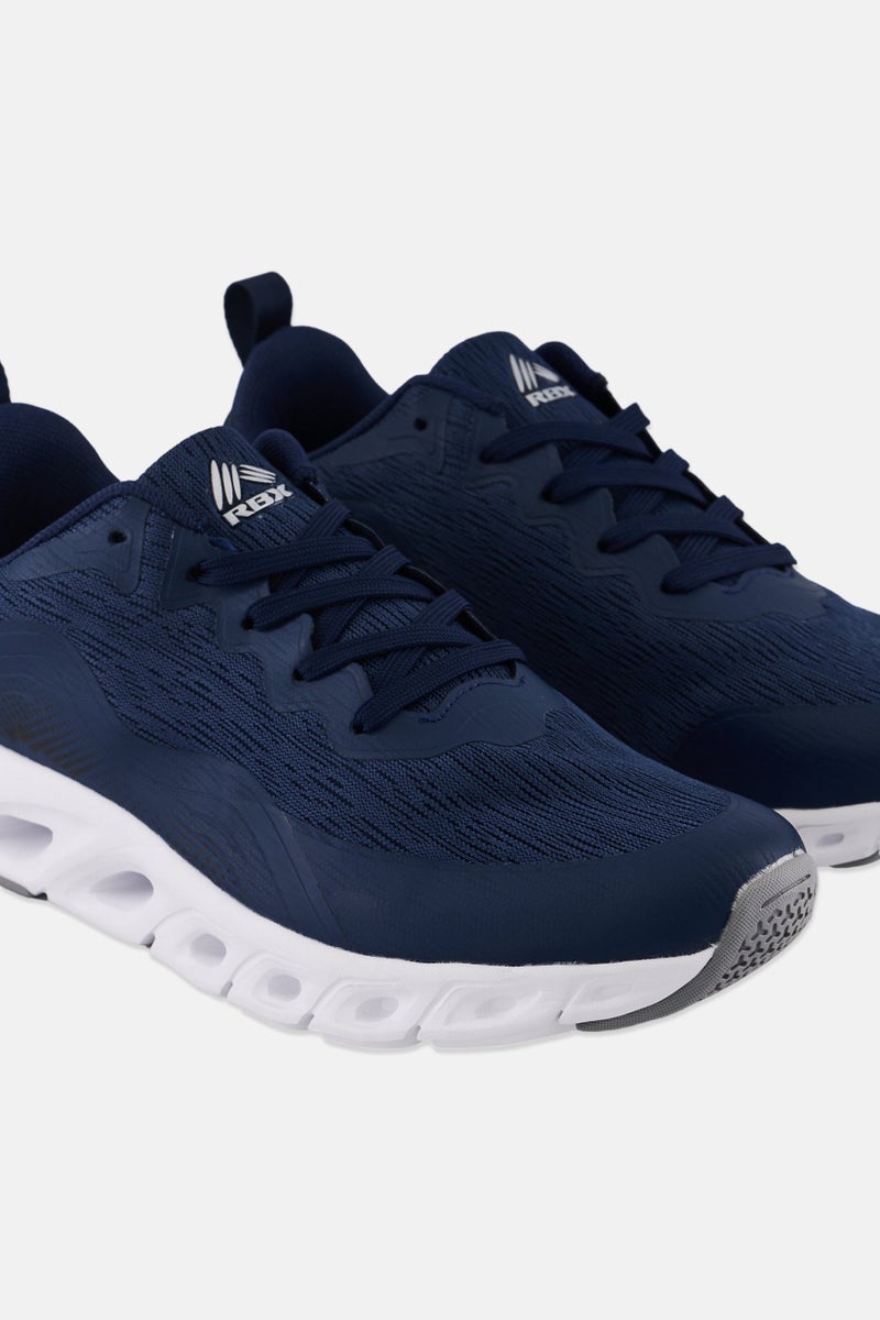 RBX Men Lace Up Running Shoes, Navy Blue - Image 3