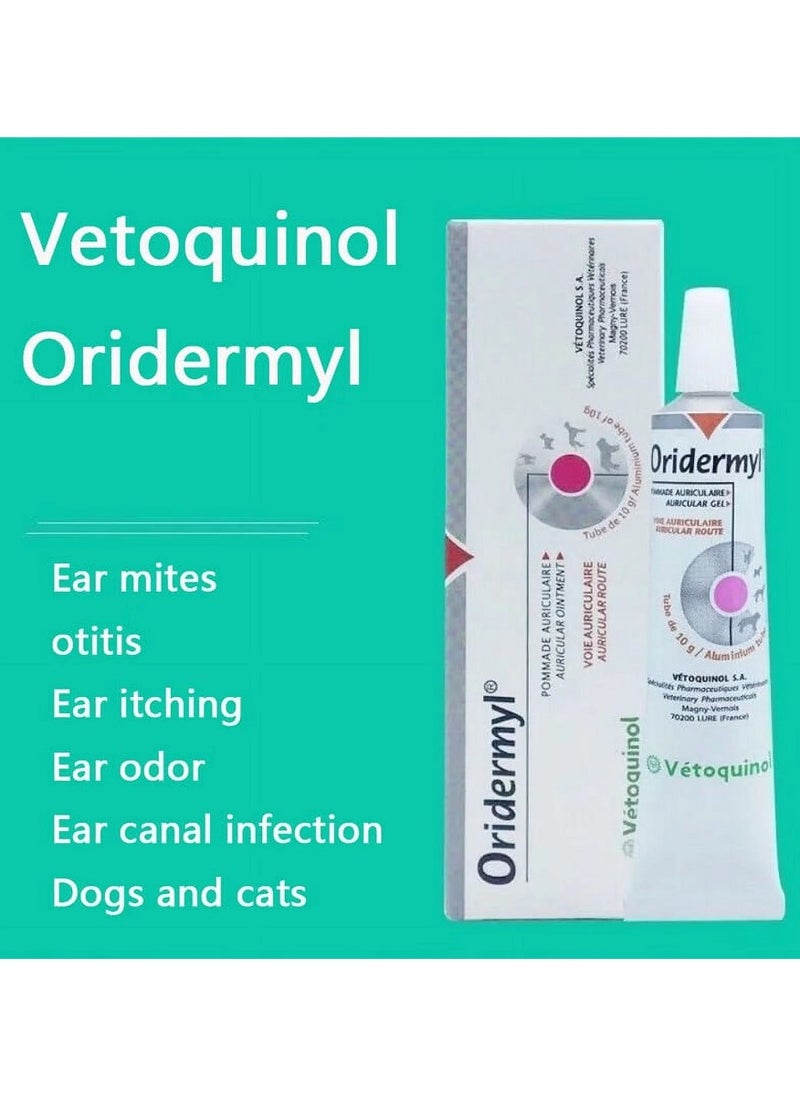 Vetoquinol - Vetoquinol Oridermyl Pet Dog Cat Ear Mite Ear Smell Ear Itch Ear Wash Lotion 30 Gram - Image 1