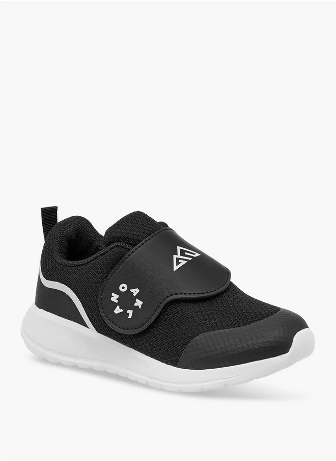 شو اكسبرس Boys Logo Detail Sports Shoes with Hook and Loop Closure