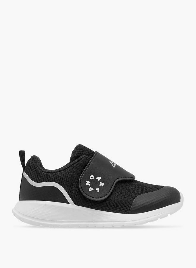Oaklan by Shoexpress Boys Logo Detail Sports Shoes with Hook and Loop Closure  - Image 3