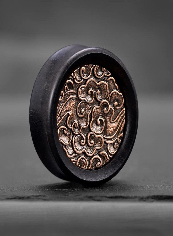 ERKUOO 2PCS Ebony Wood Ear Tunnel Plug Double Flared Ear Gauges Flesh Tunnels Stretcher Piercings Expanders 00g(10mm) - Image 3