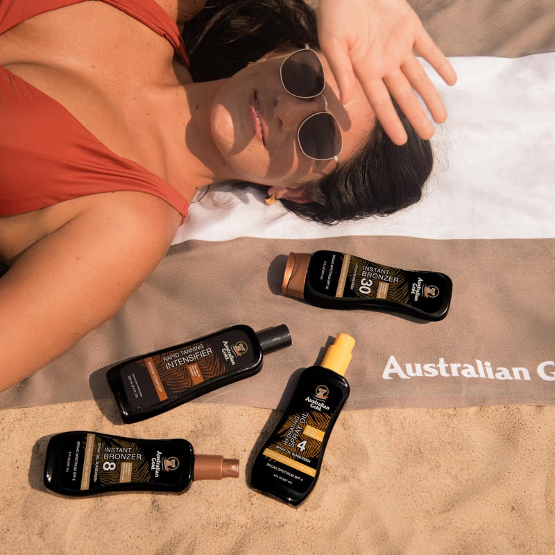 Australian Gold Spray Gel Sunscreen with Instant Bronzer SPF 30, 8 Ounce | Moisturize & Hydrate Skin | Broad Spectrum | Water Resistant | Non-Greasy | Oxybenzone Free | Cruelty Free - Image 5