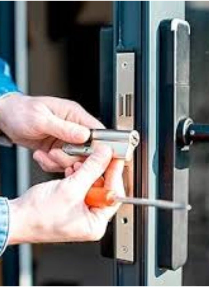 KNP KNP Door Handle Cylinder with an 80mm length is a critical component for locking mechanisms and door handles.  - Image 3