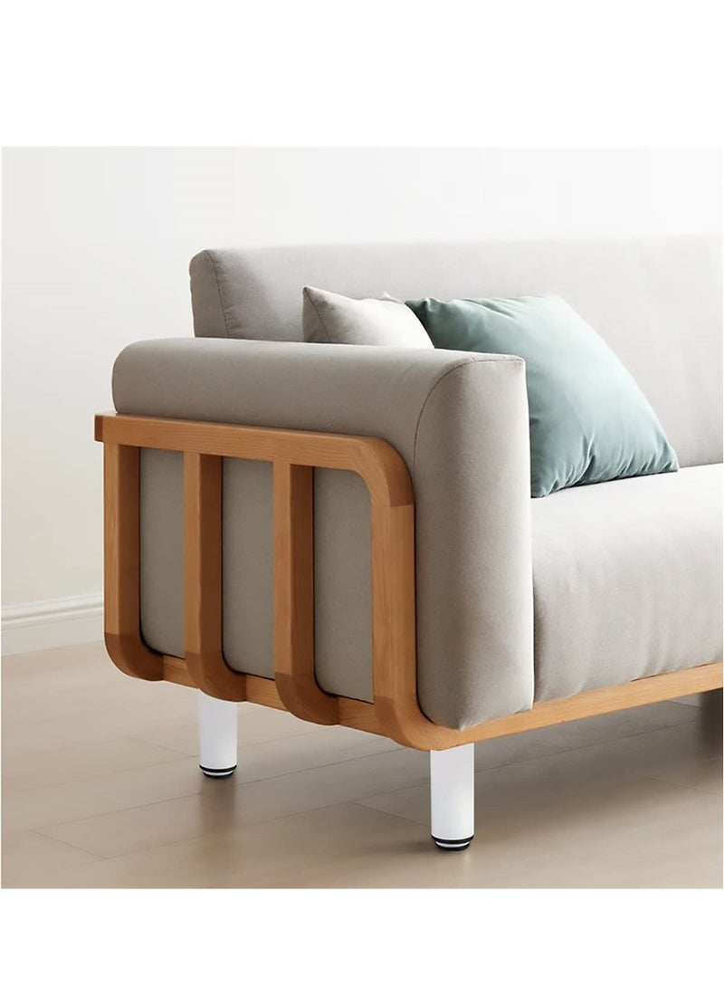 SYOSI Metal Adjustable Height Furniture Legs 4.7-8 inch, Heavy Duty Support Legs for Furniture Set of 4, Adjustable Height Replacement Support Leg for Sofa/Dresser/Bed/Chair/Coffee Table - Image 4