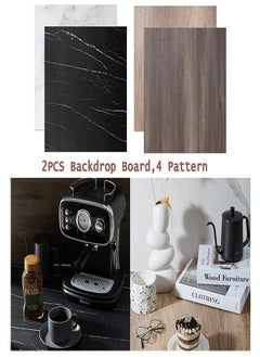 ZUOMIDIE 2 Piece Photography Background Boards （60x60cm）  - Image 3
