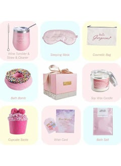 Vitacelli "Luxurious Valentine's Day Spa Gift Set for Women – Scented Candles & Bath Bombs, Relaxing Bubble Bath Gift for Her, Perfect for Birthday, Mother's Day, or Anniversaries"  - Image 2