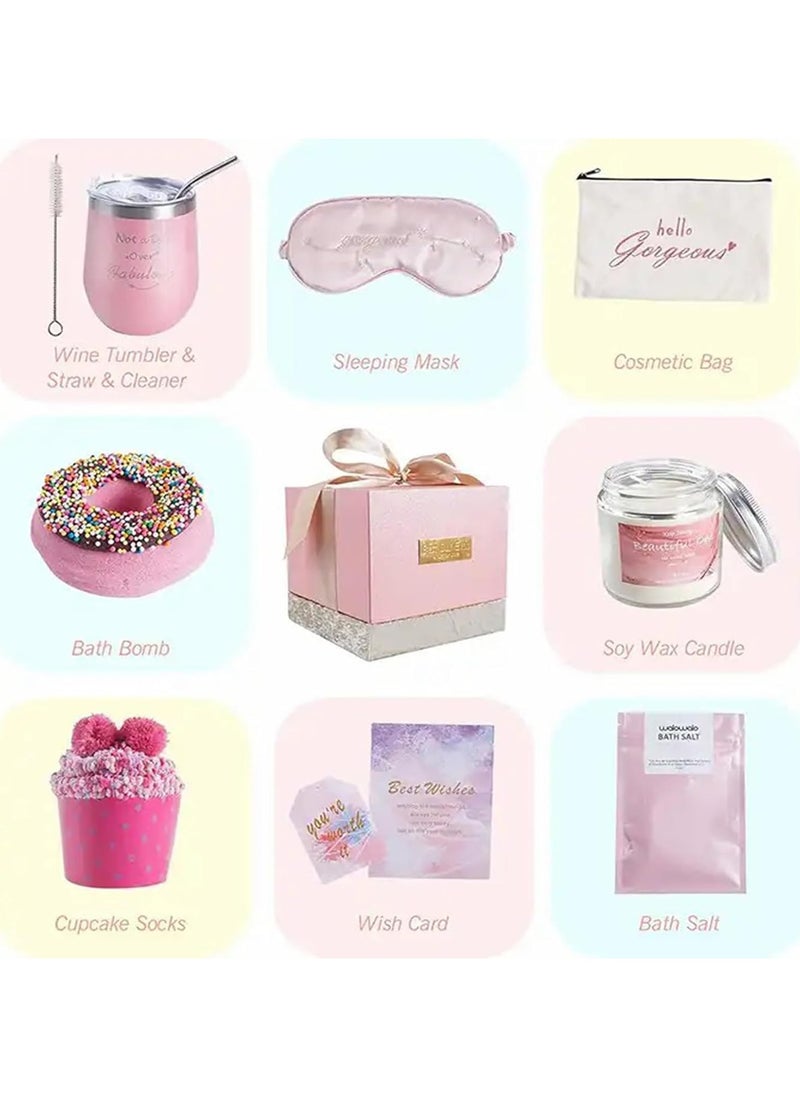 Vitacelli "Luxurious Valentine's Day Spa Gift Set for Women – Scented Candles & Bath Bombs, Relaxing Bubble Bath Gift for Her, Perfect for Birthday, Mother's Day, or Anniversaries"  - Image 2