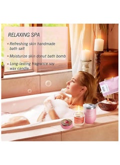 Vitacelli "Luxurious Valentine's Day Spa Gift Set for Women – Scented Candles & Bath Bombs, Relaxing Bubble Bath Gift for Her, Perfect for Birthday, Mother's Day, or Anniversaries"  - Image 5
