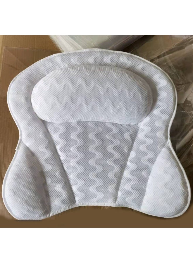 وسائد الحمام للحوض، وسائد حوض الاستحمام مع 6 أكواب شفط - Image 1