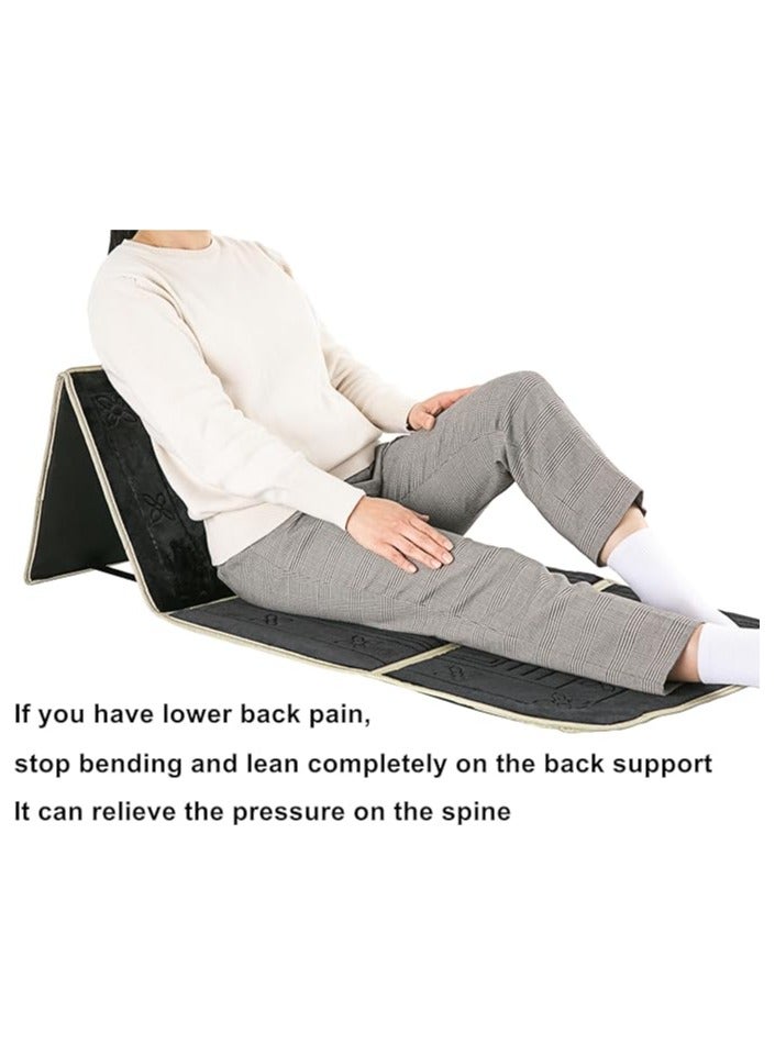 Premium Soft Sajadah with Back Support - Padded Prayer Rug for Ultimate Comfort - Portable Travel Mat with Carrying Pocket - Plush & Foam Praying Carpet - Thick and Luxurious Muslim Prayer Mat  - Image 5