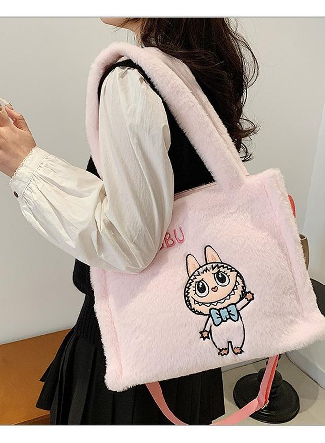 Y&D Cute Zimomo Labubu Shoulder Bag for Travel Mobile phone Backpack Purse Toddler  Daypack Size:35x27x10Cm 