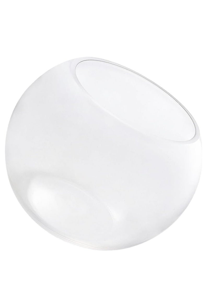Round glass bowl aquarium fish tank small glass vase large round fish bowl fish tank (Diameter 20 cm) - Image 3