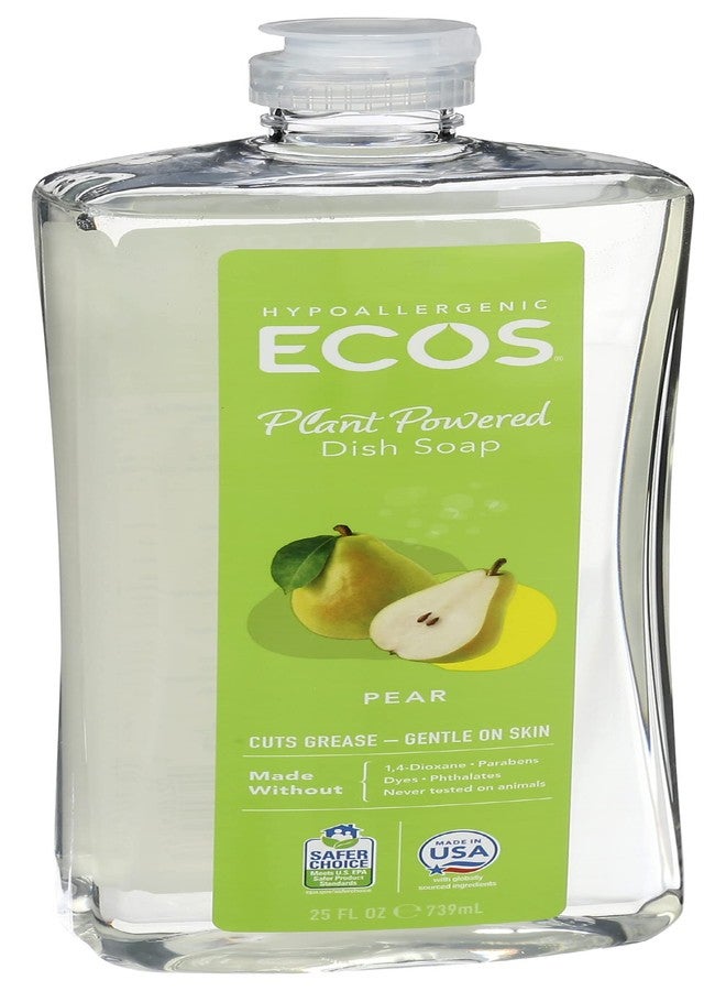 ECOS, Earth Friendly Products Dishmate Dishwashing Liquid Natural, Pear, 25 Fl Oz - Image 4