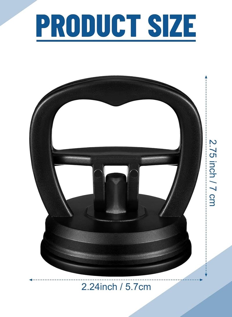 4 Pieces Suction Cup Dent Puller, Powerful Car Dent Repair Tool Kit, Automatic Dent Repair Tool for Glass Tile Mirror, Granite Lifting and Object Moving (Black) - Image 2