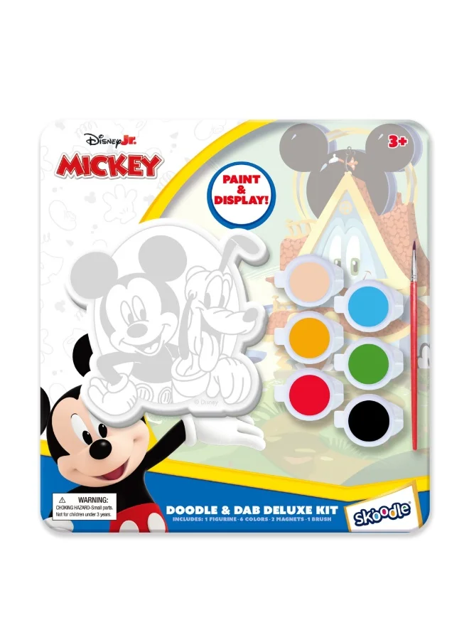 ديزني Mickey Doodle & Dab Deluxe Kit | Paint & Display | Art & Craft Kit | Age 3+