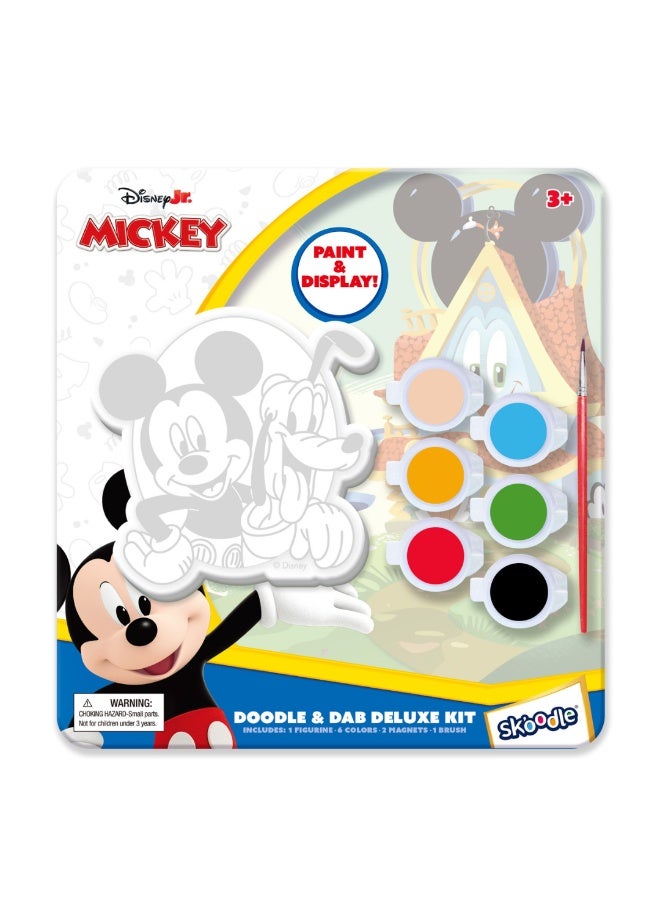 Disney Mickey Doodle & Dab Deluxe Kit | Paint & Display | Art & Craft Kit | Age 3+ - Image 1