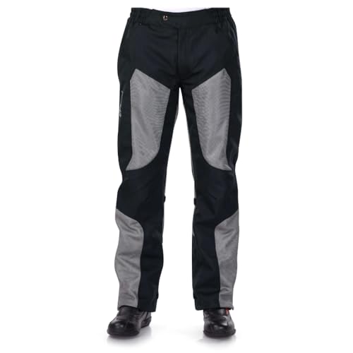 Raida Tourer Motorcycle Riding Pant | Level 2 Hip & Knee Armor | Abrasion Resistance (in, Alpha, 5XL, Regular, Grey) - Image 1