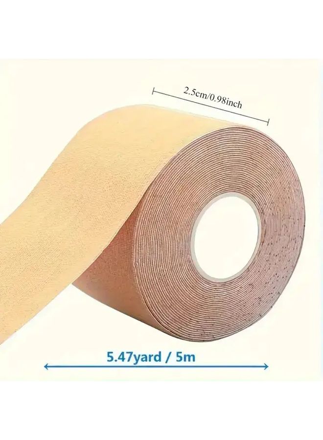 6 Rolls Heavy Duty Sweatproof Elastic Sports Tape For Gym Workout And Fitness - Image 4