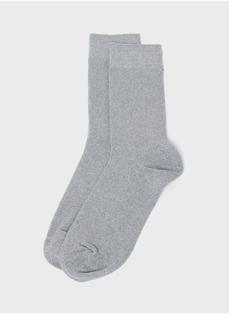 Seventy Five Basics - Pack Of 5 Crew Length Socks - Image 1