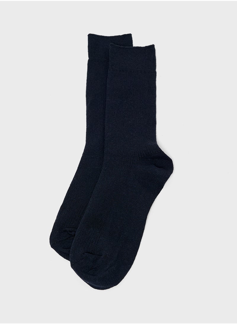 Seventy Five Basics - Pack Of 5 Crew Length Socks - Image 1