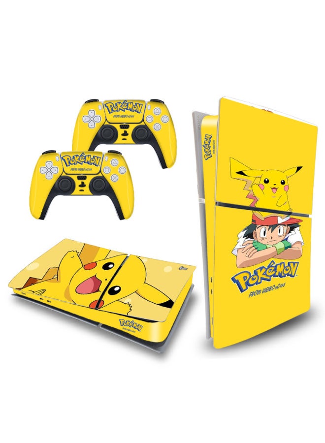 PS5slim Digital Version PS5SLIM Film Cartoon PlayStation5 Game Machine Frosted Handle Sticker-Color:Ps5slim Digital Version--07 - Image 1