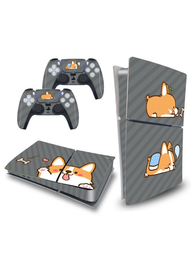 PS5slim Digital Version PS5SLIM Film Cartoon PlayStation5 Game Machine Frosted Handle Sticker-Color:Ps5slim Digital Version--07 - Image 4