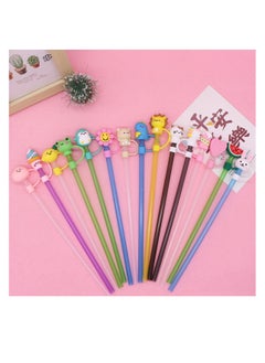 ECVV ECVV 10Pcs Straw Cover Cap for Stanley Cup Cute Silicone Straw Lids, Reusable Dust-Proof Straw Topper for Stanley Tumbler Accessories, 10mm  - Image 2