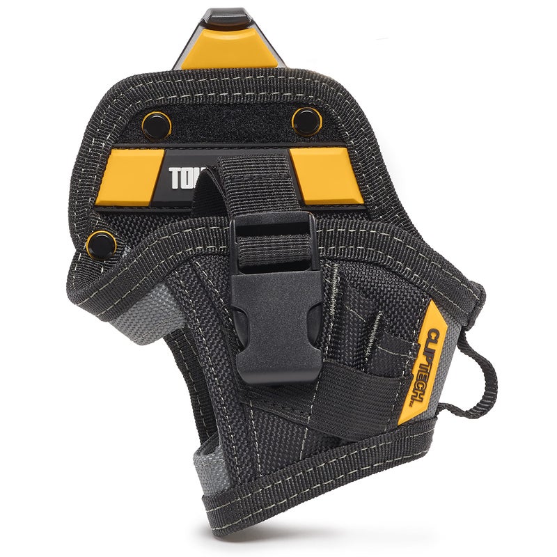 ToughBuilt ClipTech Series â€“ Compact Drill Holster, Heavy-Duty Tool Holster ClipTech Hub, Adjustable Drill Strap, Bit Pockets, Rugged 1680D Construction Secure Jobsite Access (TB-CT-20-S) - Image 2