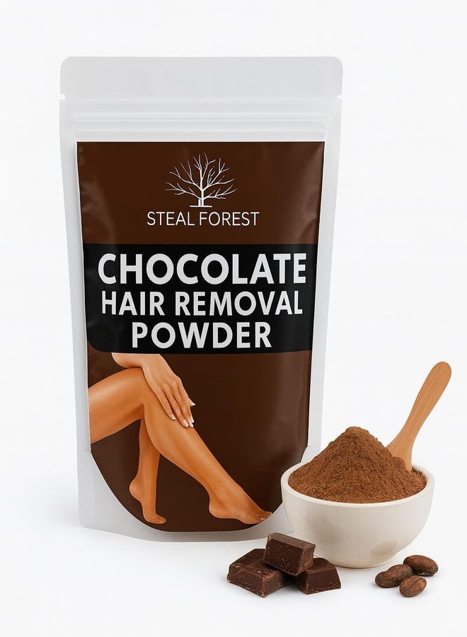 Oeleky Wax Powder for Women | Herbal Hair Removal Powder for Face, Upper Lips & Chin | Gentle Face Wax for Women & Men | Safe, Natural, Easy-to-Use Waxing Powder - Cotton Cleaning Cloths (chocolate wax, Pack of 1) - Image 1