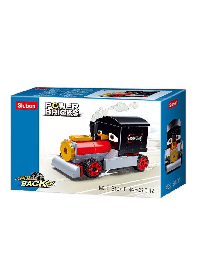 Steam Train Building Blocks 44  Piece - For Age 6+ Years Old