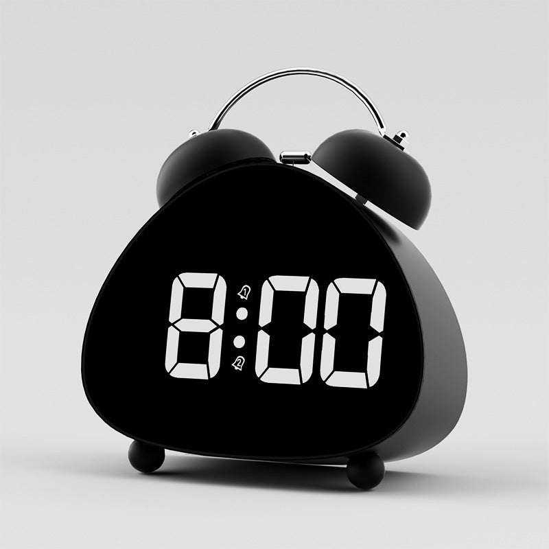 Alarm Clock Powerfully Wakes Up Students, Special Wake-Up Artifact, Led Digital Display, Mechanical Ringing, Super Loud Sound Alarm Clock - Image 1