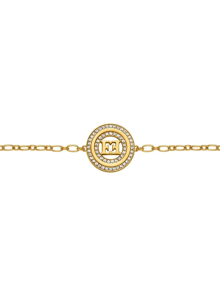 إسكادا Alice Bracelet for Women Iconic E Signature, Crystal Accents, Modern Luxury and Chic Design