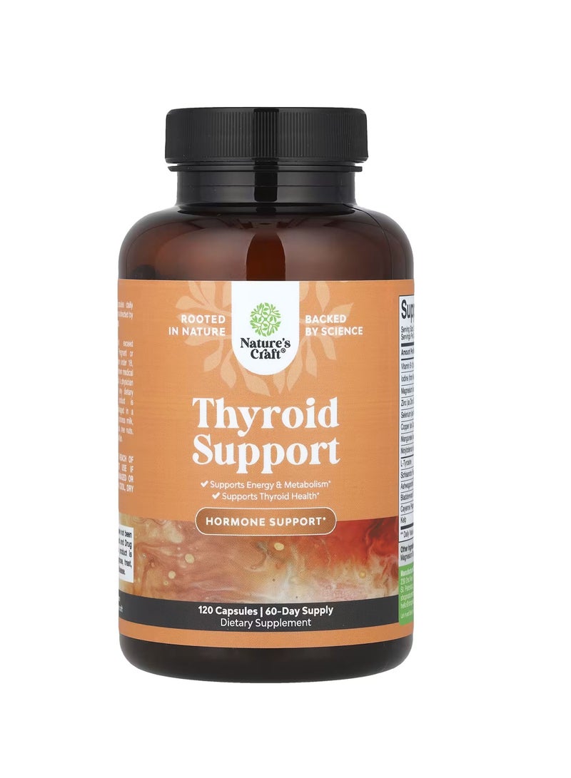 Nature's Craft Thyroid Support , 120 Capsules